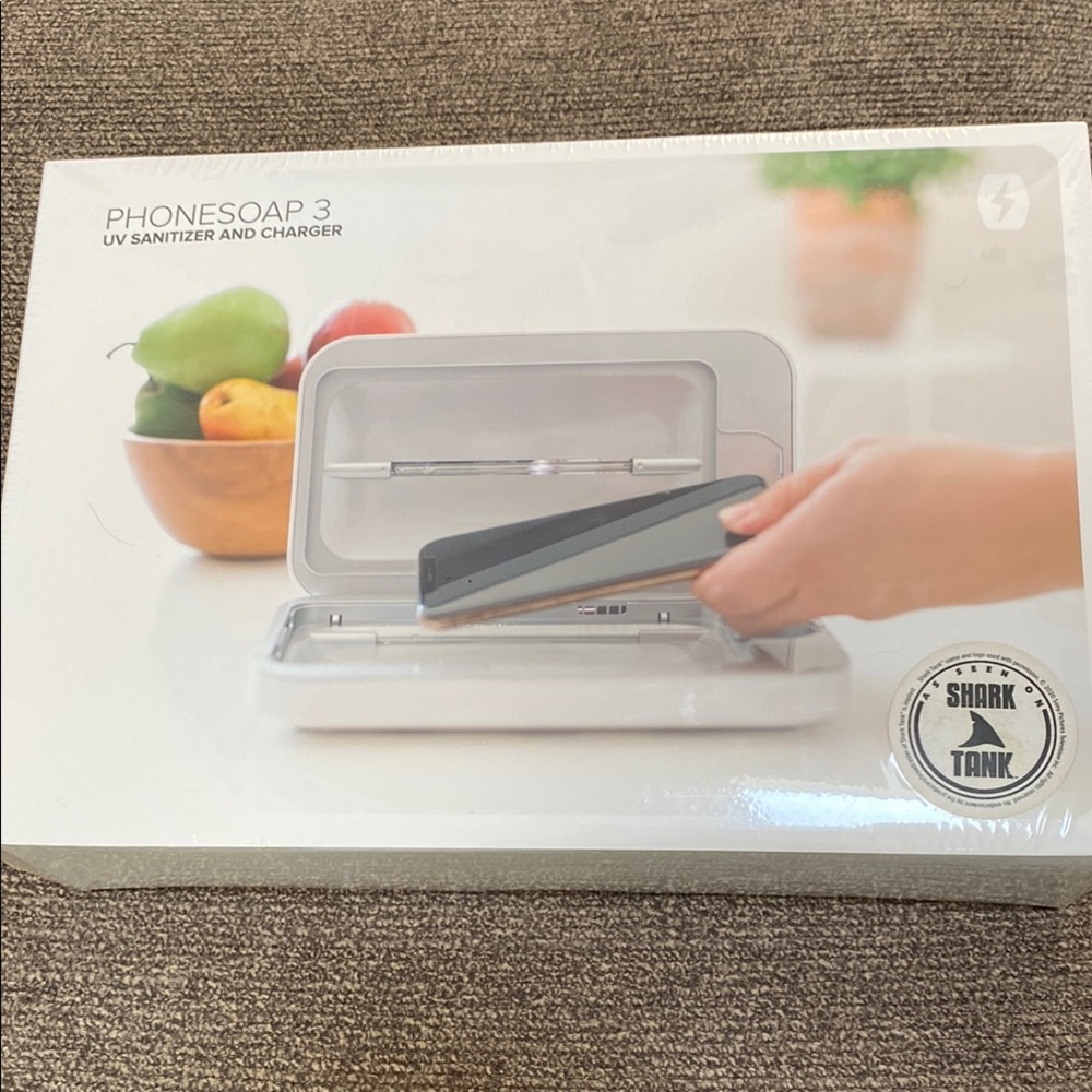 Phone UV Sanitizer and Charger - White